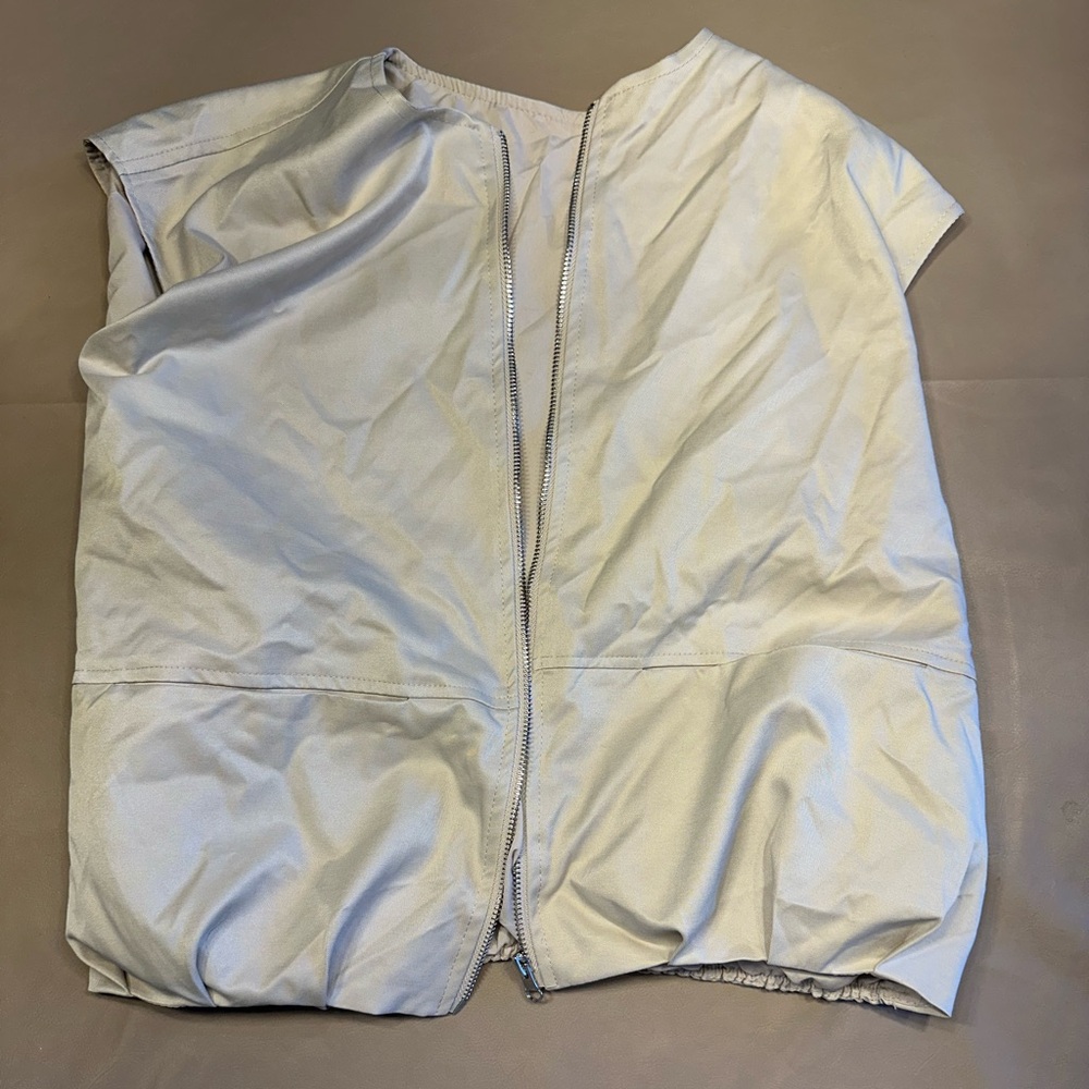 Musera Light Olive Drawstring Waist Jacket - image 7